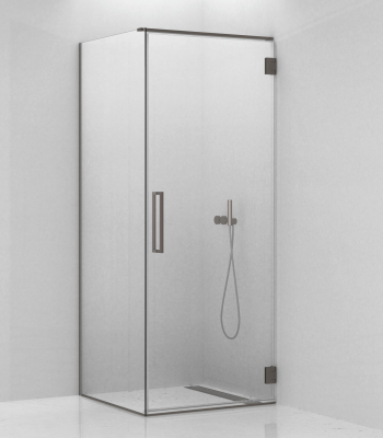 Cabine doccia E0B5B, Angolo - Porta battente + fisso